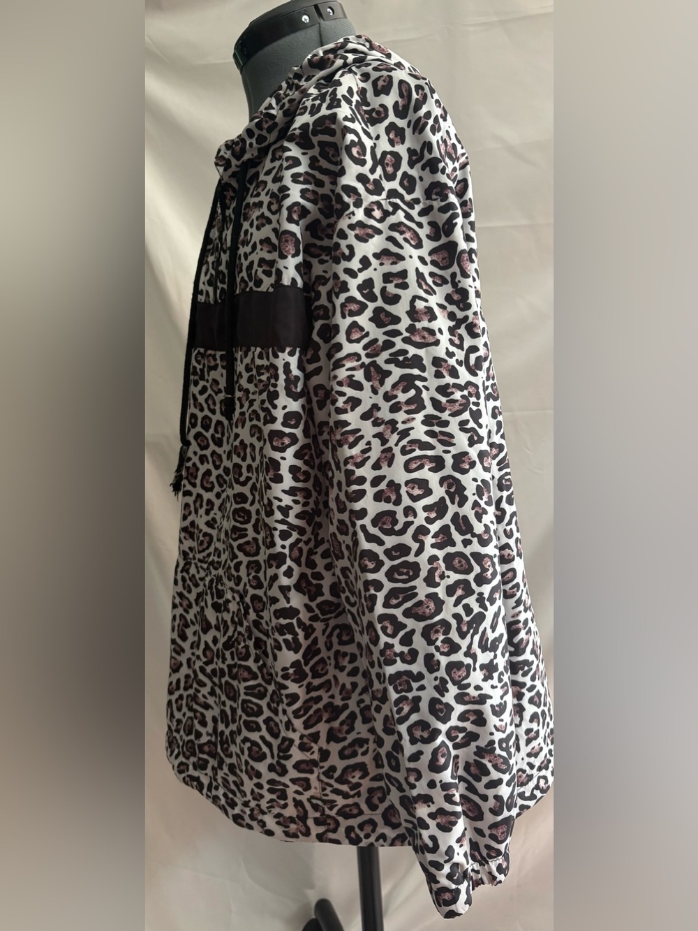Leopard print windbreaker